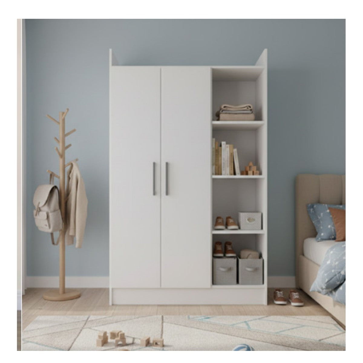 Ropero Marsella 87 cm Blanco