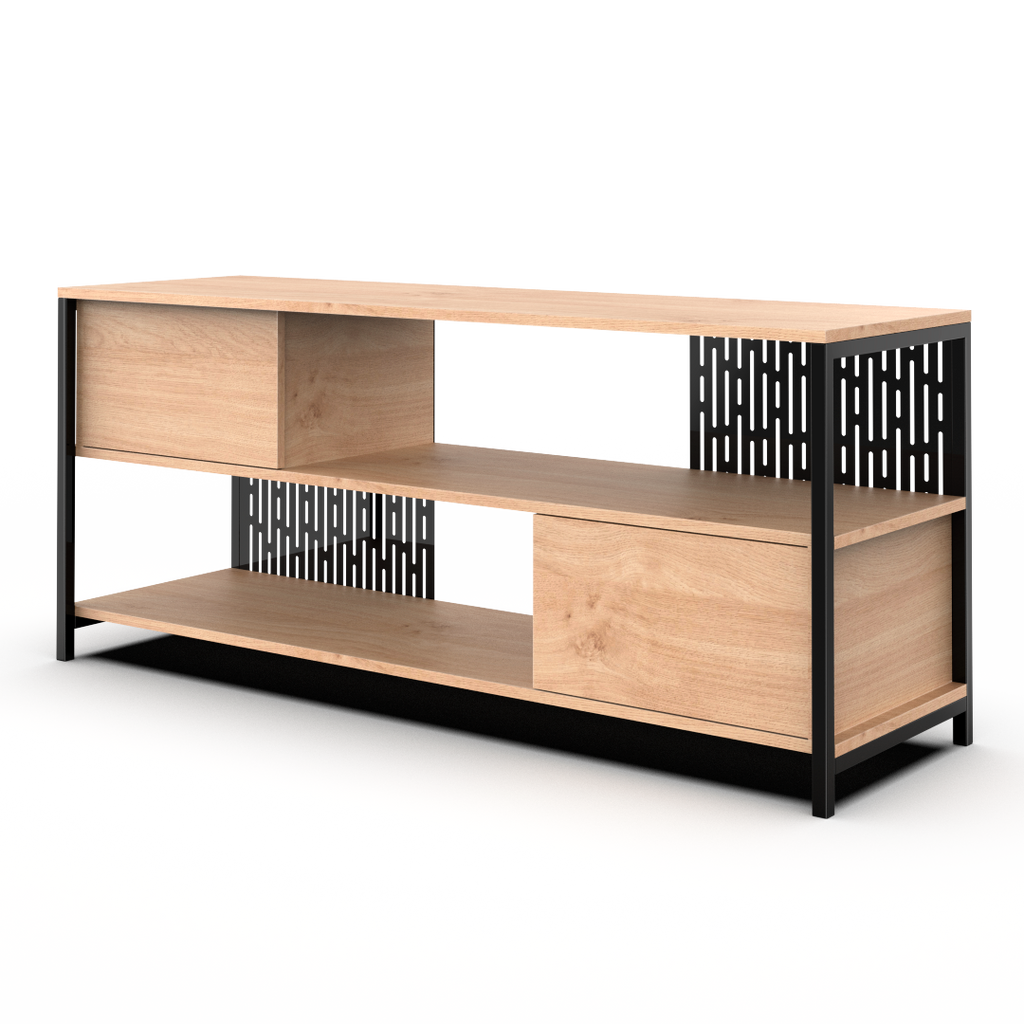 Rack de Tv 130 cm Berlin Roble Kendal