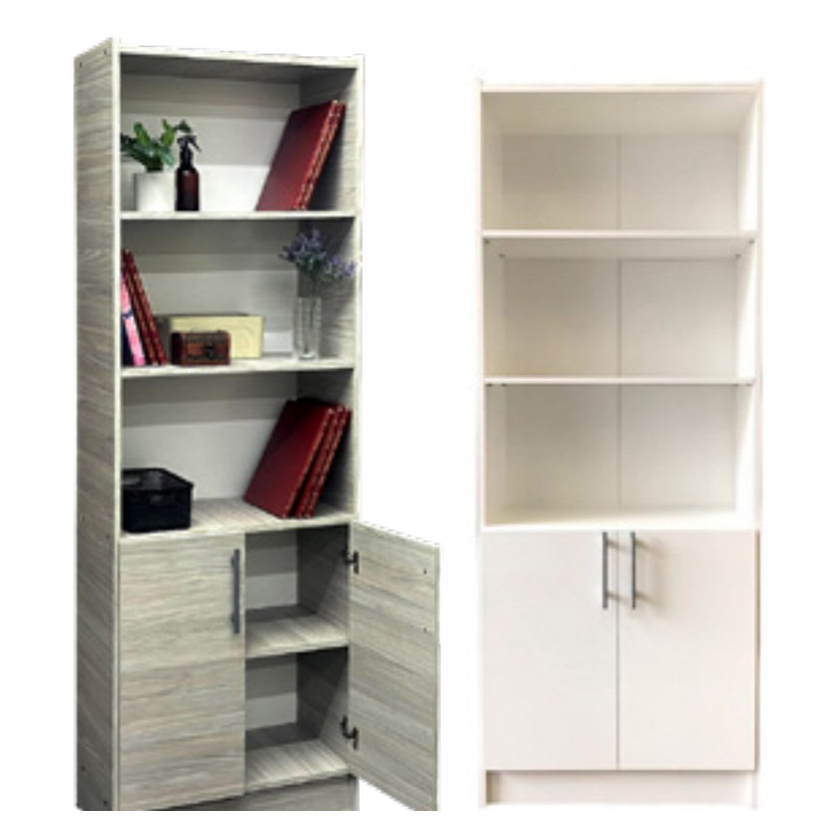 Biblioteca Trípoli 60 cm con 2 Puertas
