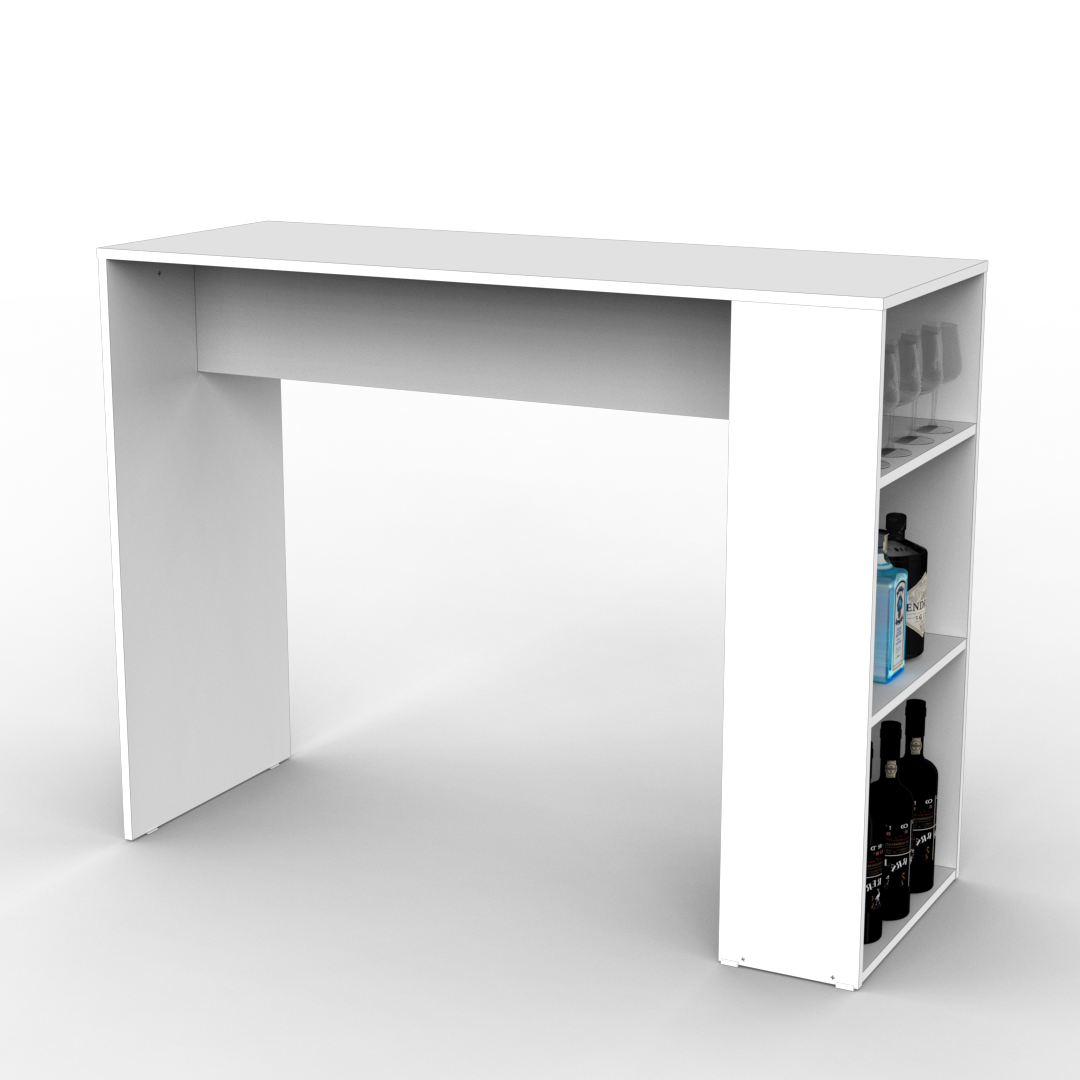 Barra Desayunadora 120 cm Blanco