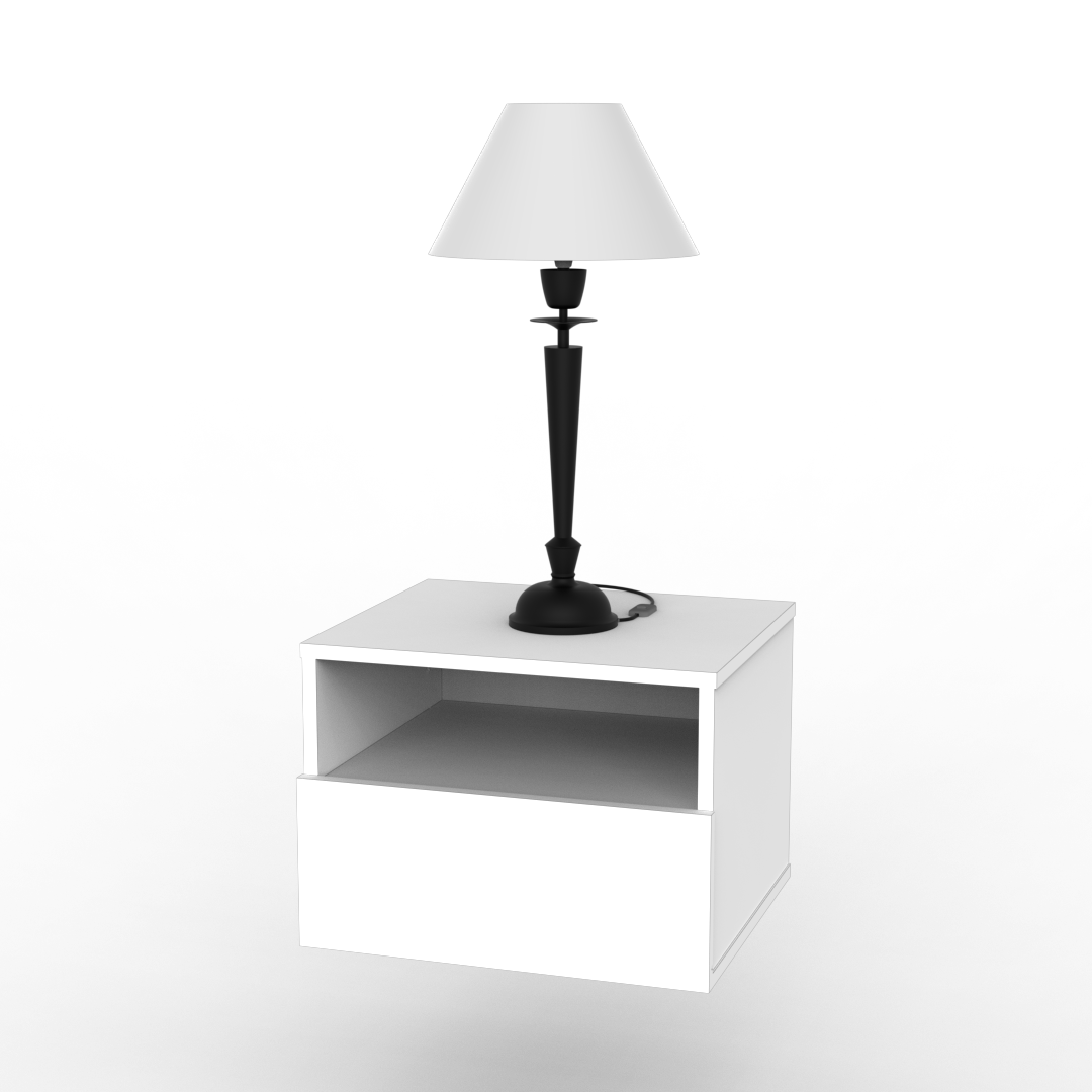Mesa De Luz Flotante Blanca