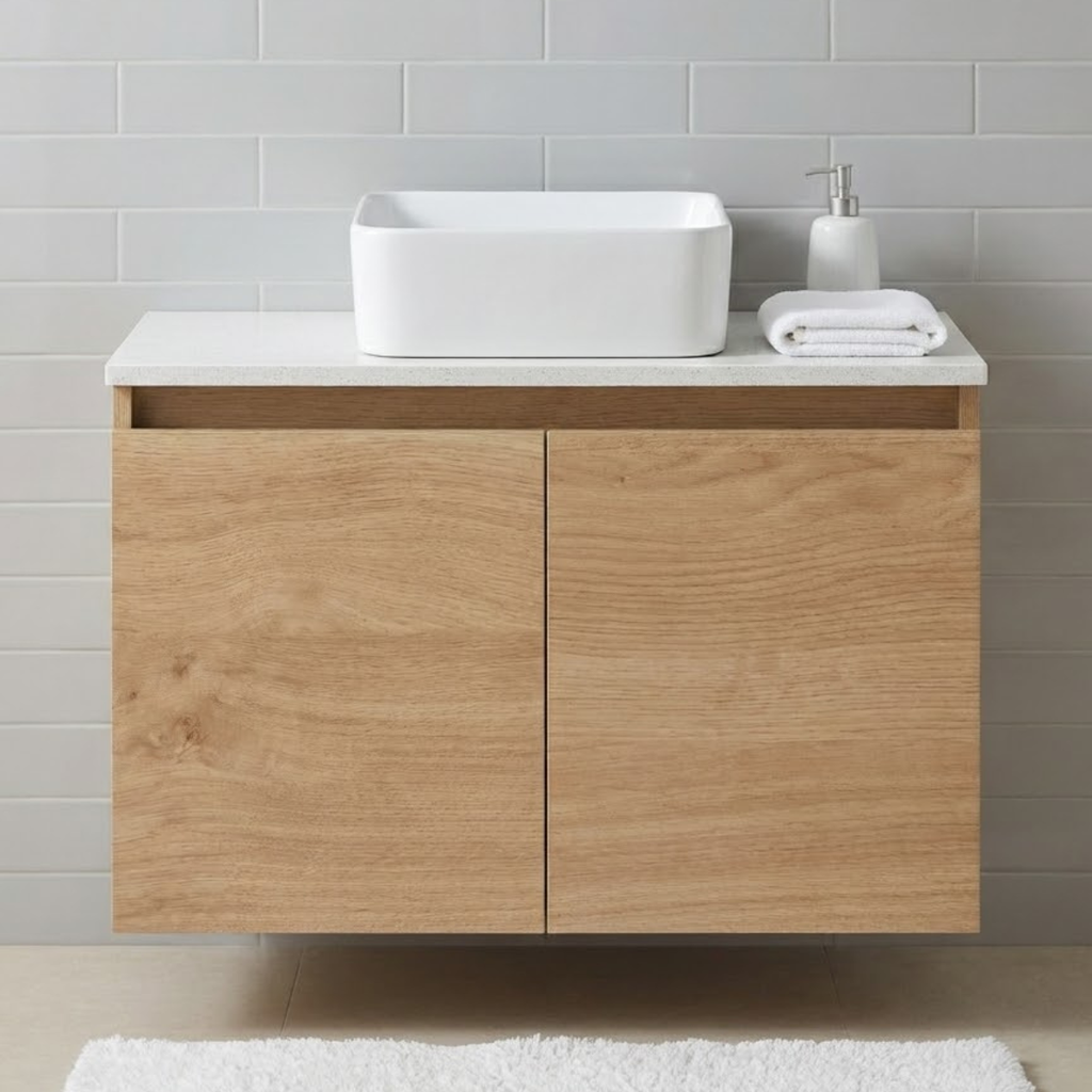 Vanitory 60 cm Roble Kendal Blanco