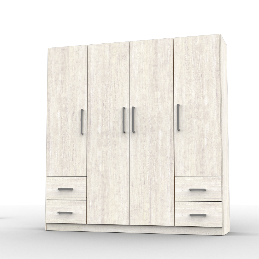 Placard 4 Puertas 173 cm Venezia