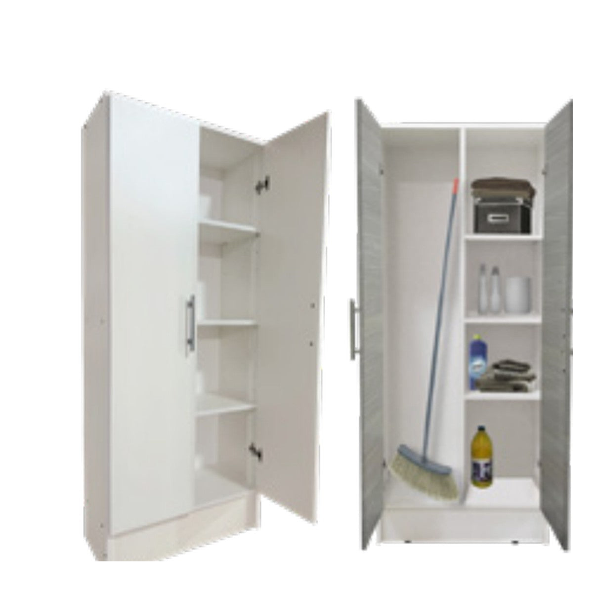 Escobero Despensero Madrid 60 cm 2 Puertas