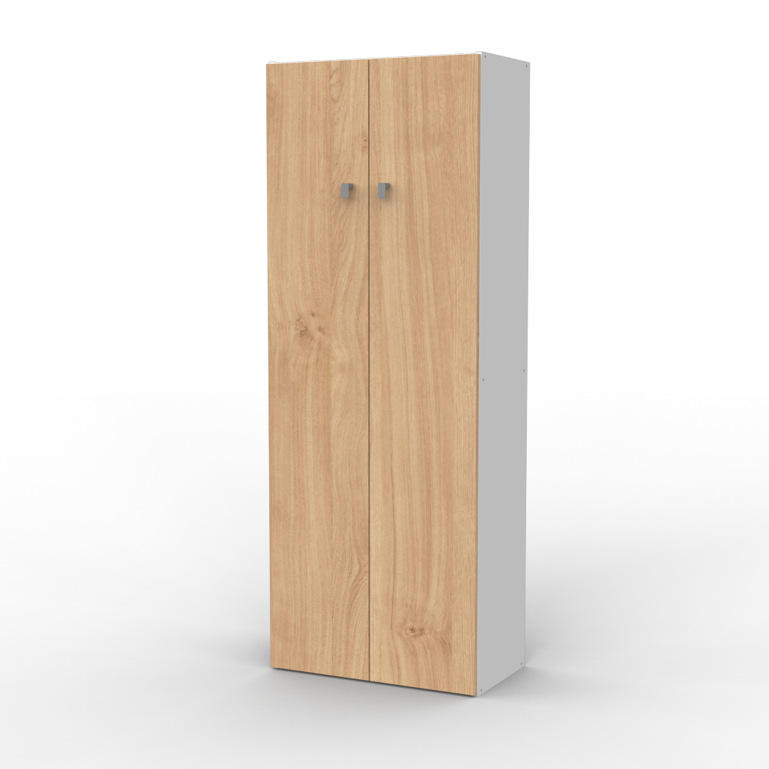 Despensero 2 Puertas 150 cm Blanco Roble Kendal