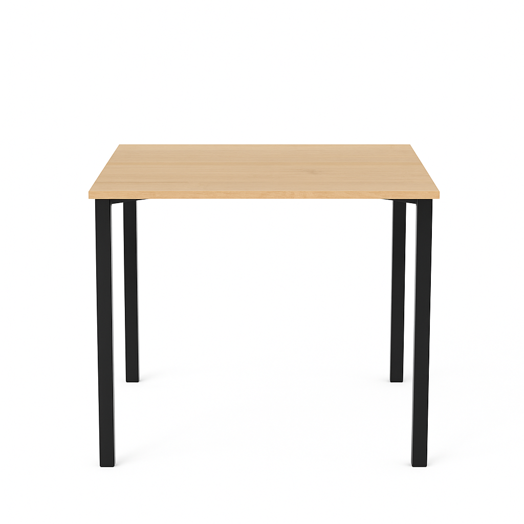 Mesa Milano Cuadrada 85 cm Roble Negro