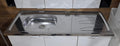 Bacha Mesada Acero Inoxidable 120 cm