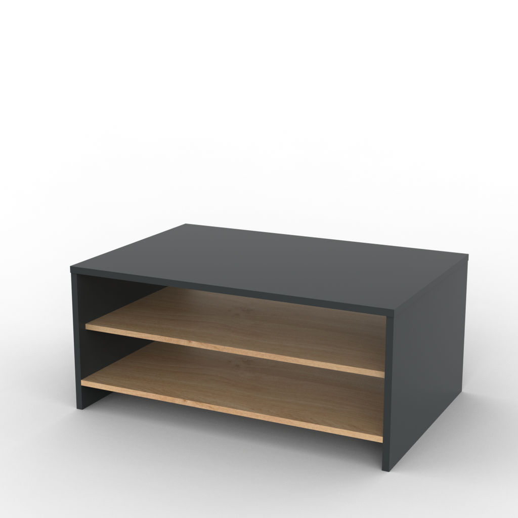 Mesa Ratona Niza 90 cm Gris Roble Kendal