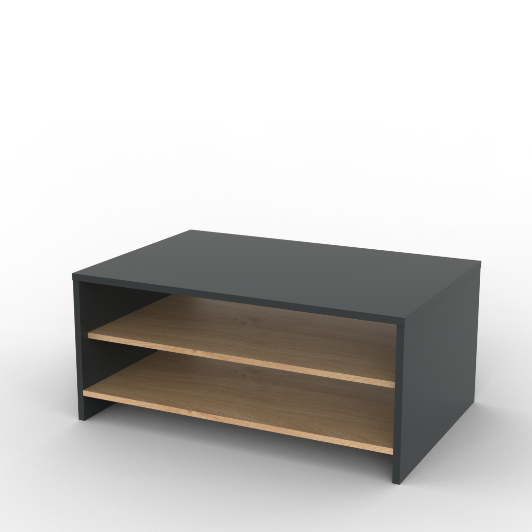 Mesa Ratona Niza 90 cm Gris Roble Kendal