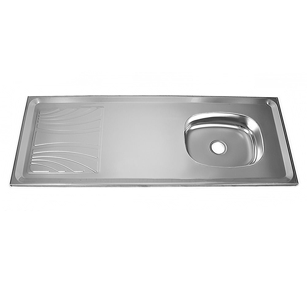 Bacha Mesada Acero Inoxidable 120 cm