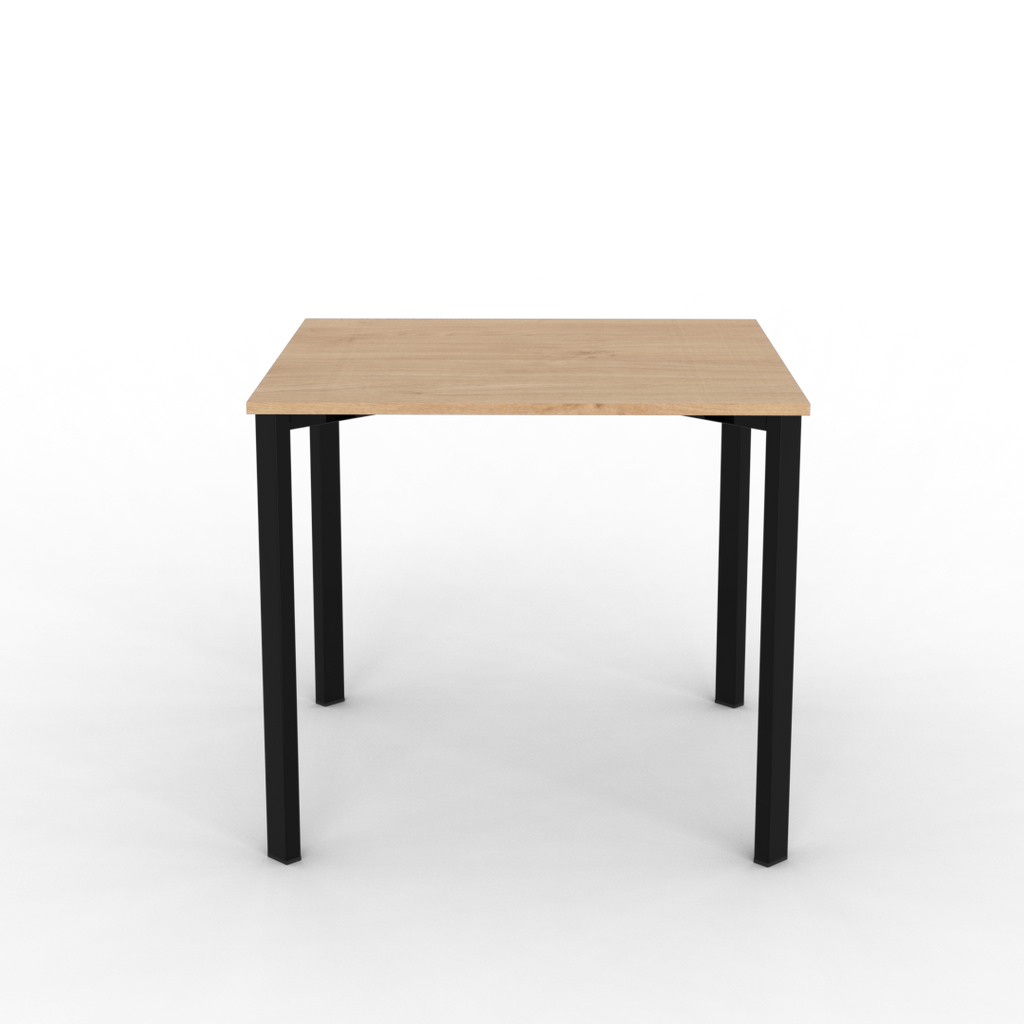 Mesa Milano Cuadrada 85 cm Roble Negro