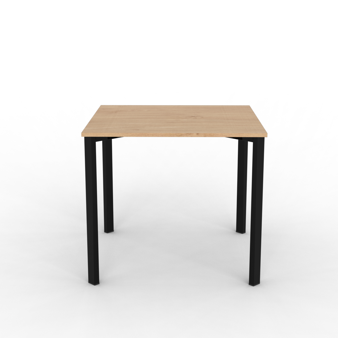 Mesa Milano Cuadrada 85 cm Roble Negro