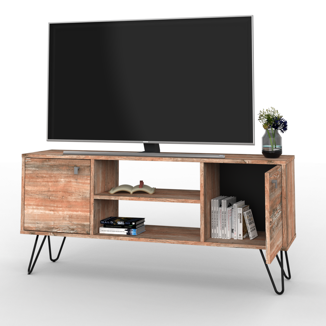 Rack De Tv 140 cm Industrial Atakama