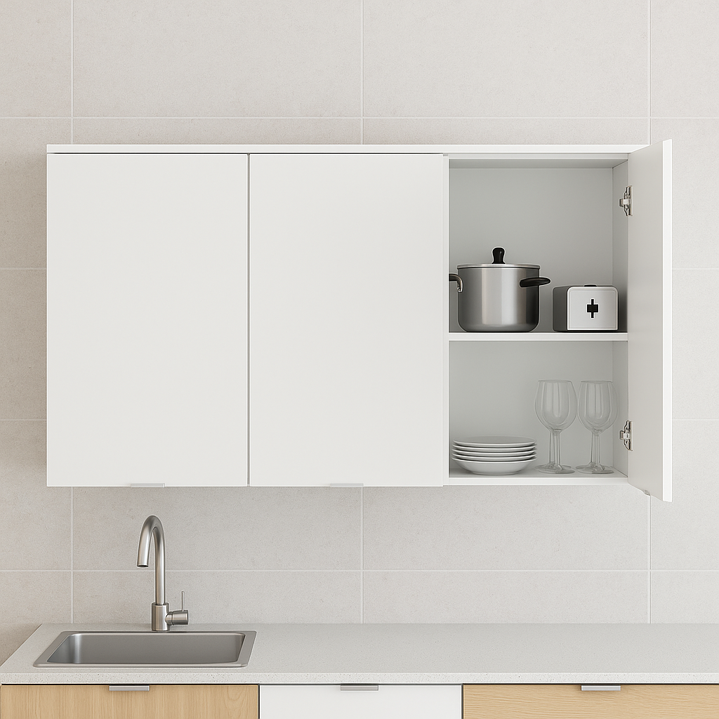 Alacena Confort 140 cm Blanco
