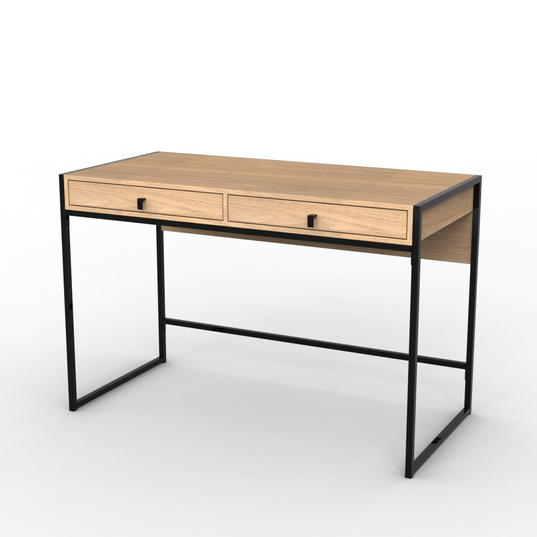 Escritorio Industrial 120 cm Roble Kendal