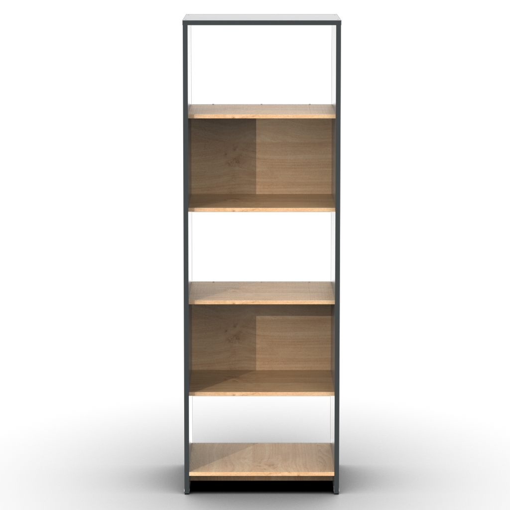 Biblioteca Niza 60 cm Gris Roble Kendal