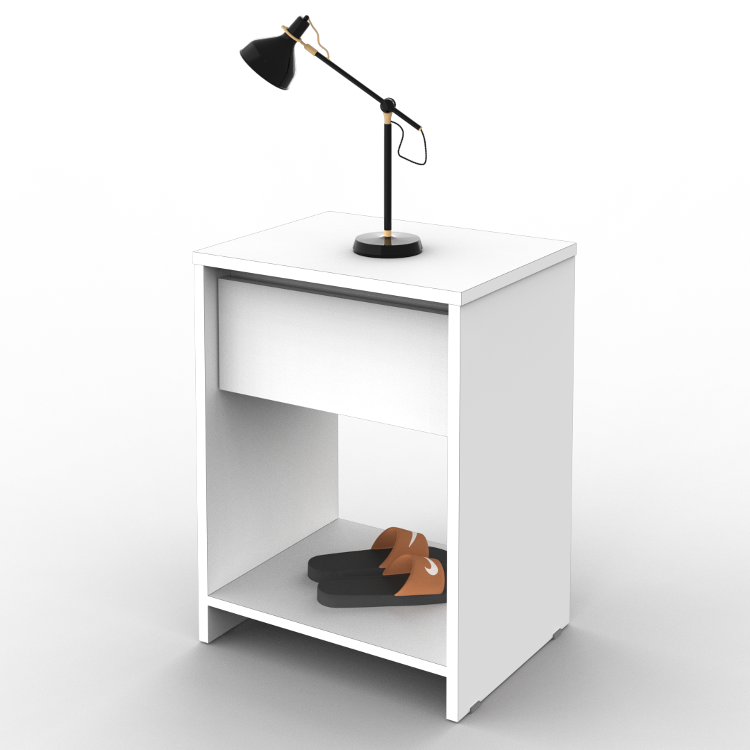 Mesa de Luz Niza 60 cm Blanca