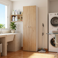 Escobero 2 Puertas 180 cm Blanco Roble Kendal