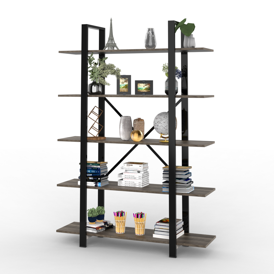 Estantería Soho 175 cm Canyon Negro