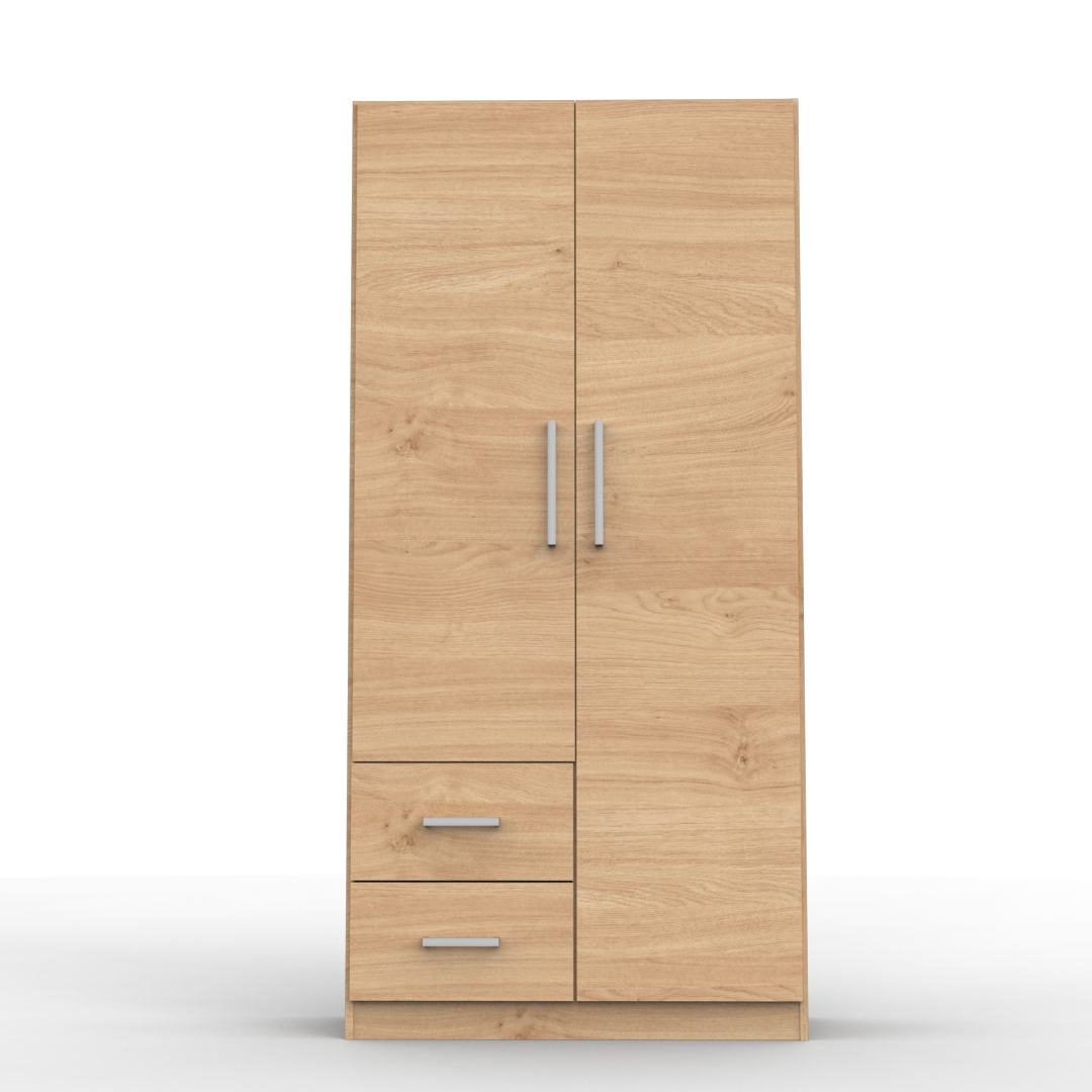 Placard 2 Puertas 87 cm Roble Kendal