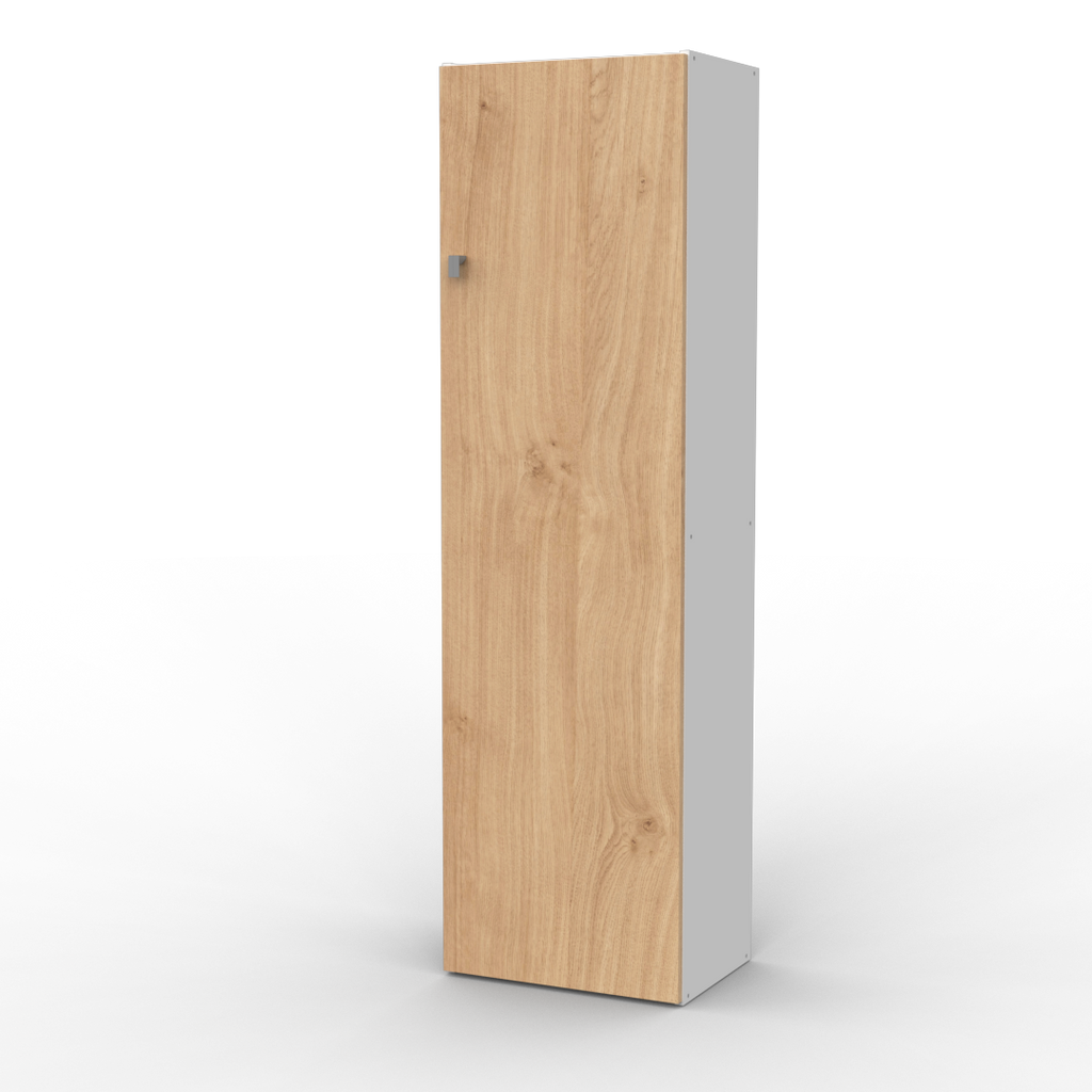 Despensero 1 Puerta 150 cm Blanco Roble Kendal
