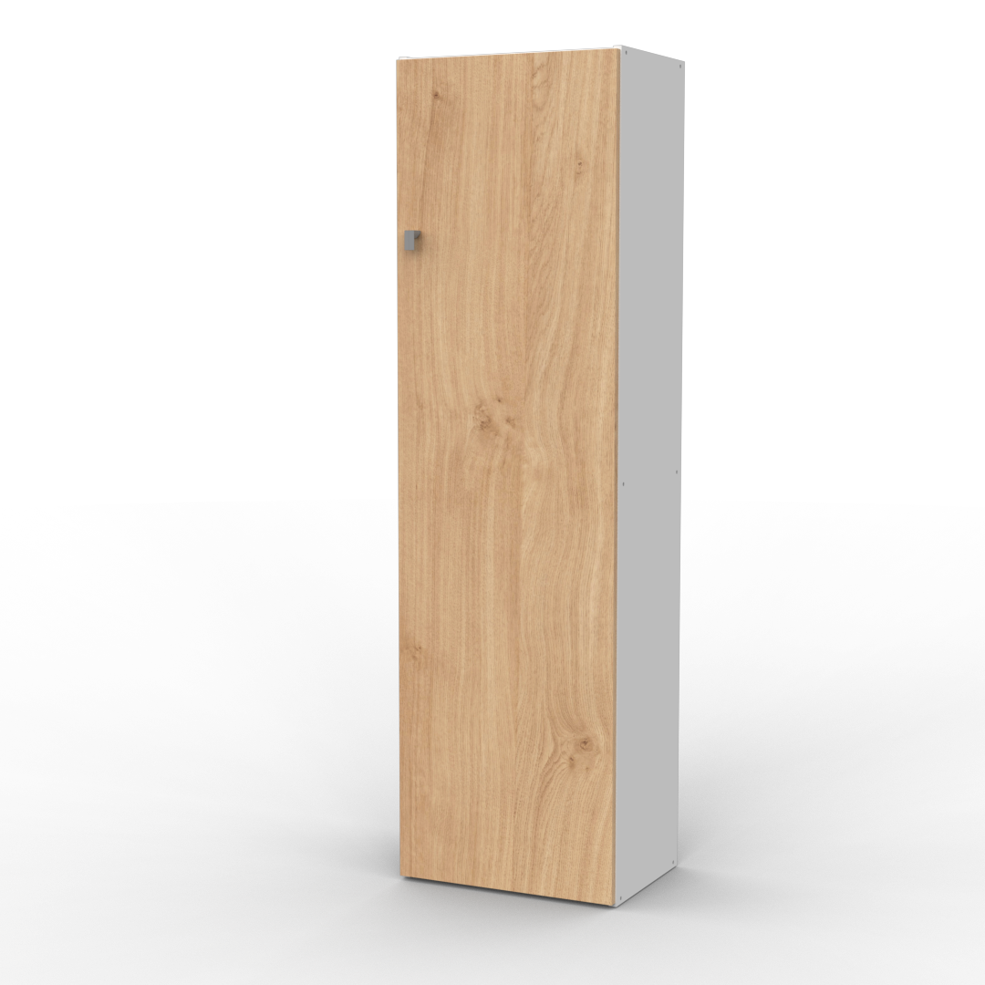 Despensero 1 Puerta 150 cm Blanco Roble Kendal