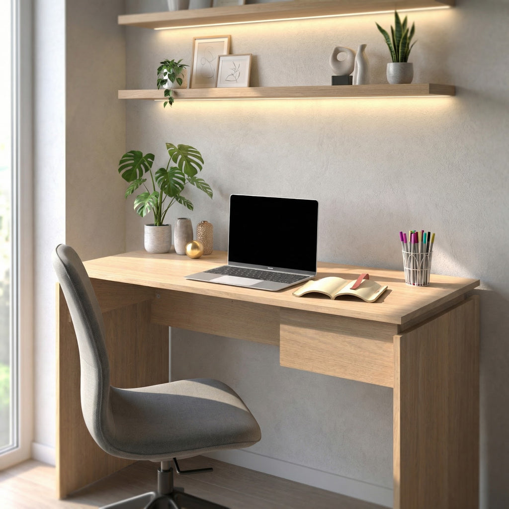 Escritorio Moderno 120 cm Roble Kendal