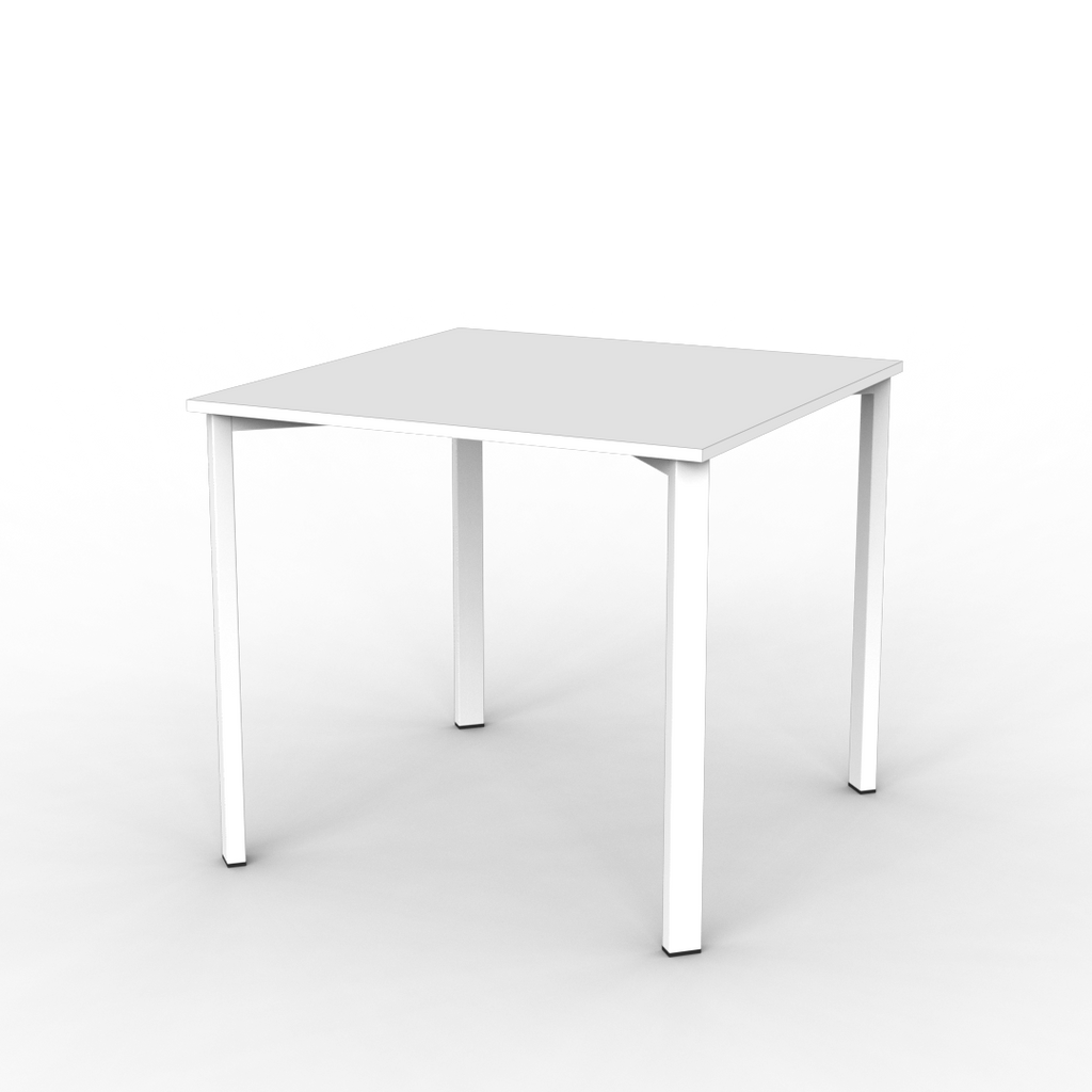 Mesa Milano Cuadrada 85 cm Blanco