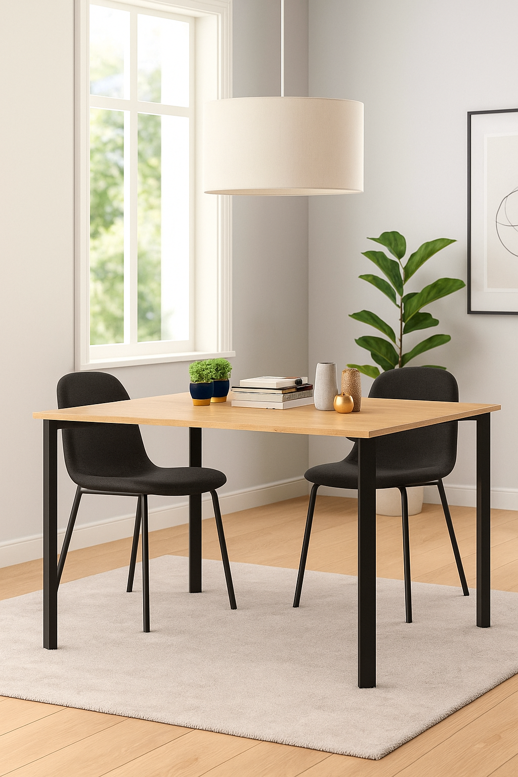 Mesa Milano Rectangular 130 cm Roble Kendal