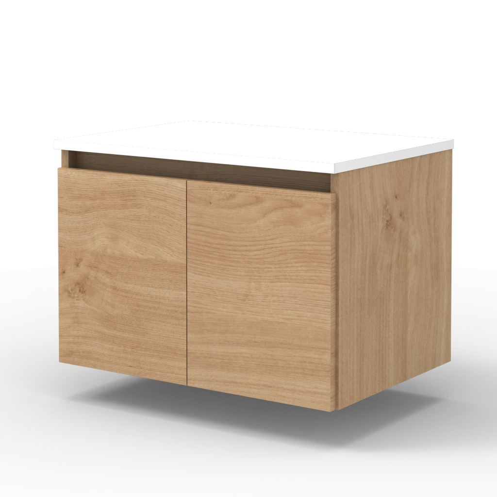 Vanitory 60 cm Roble Kendal Blanco