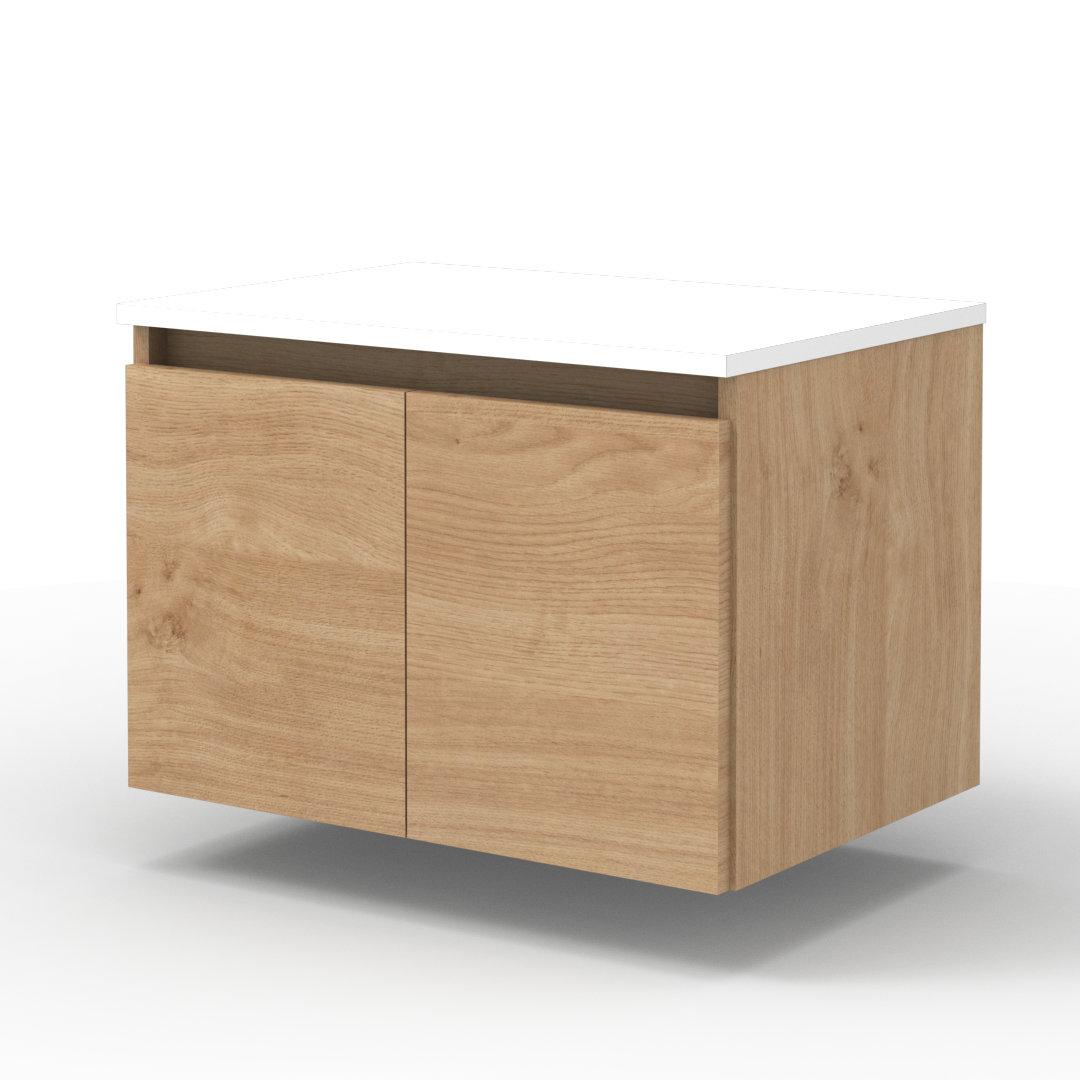 Vanitory 60 cm Roble Kendal Blanco