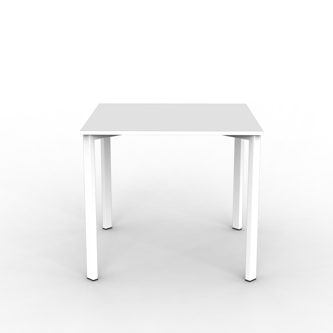 Mesa Milano Cuadrada 85 cm Blanco