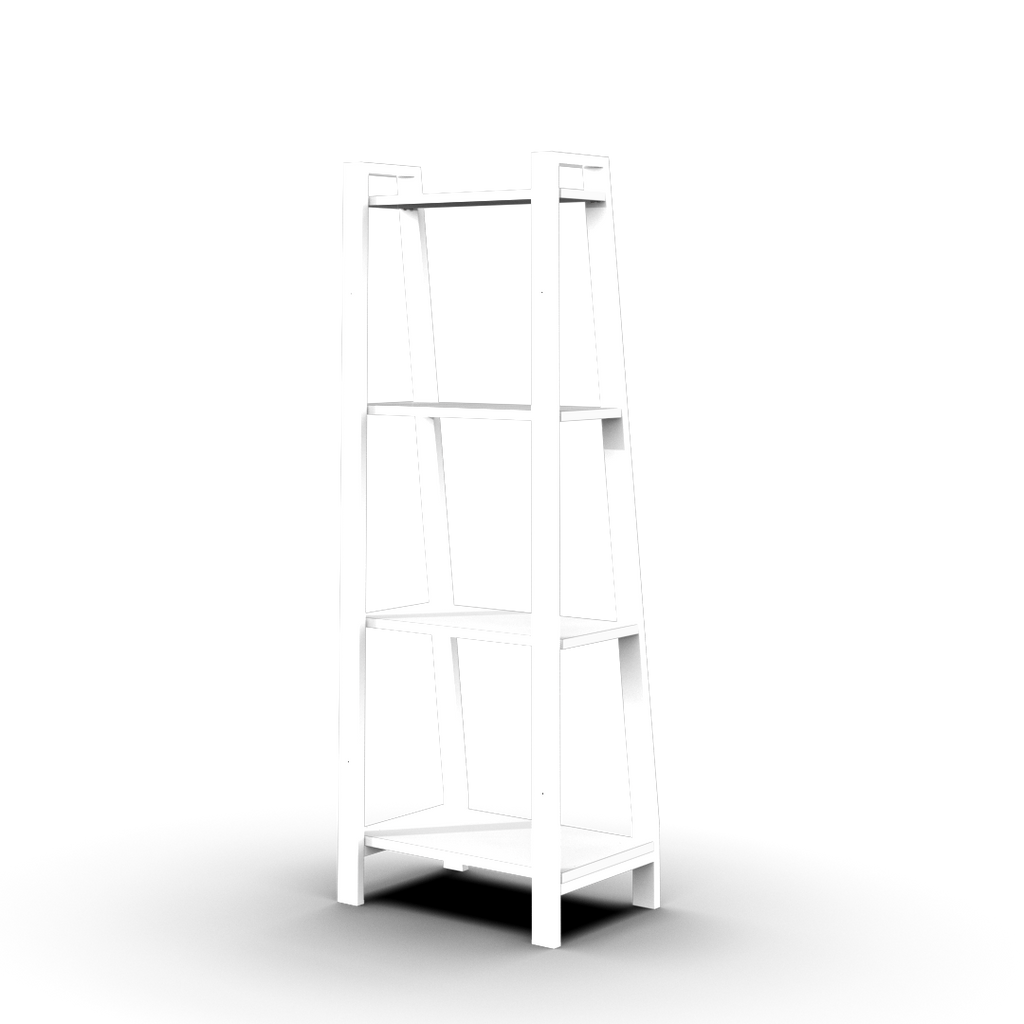 Estantería 140 cm 4 Estantes Blanco