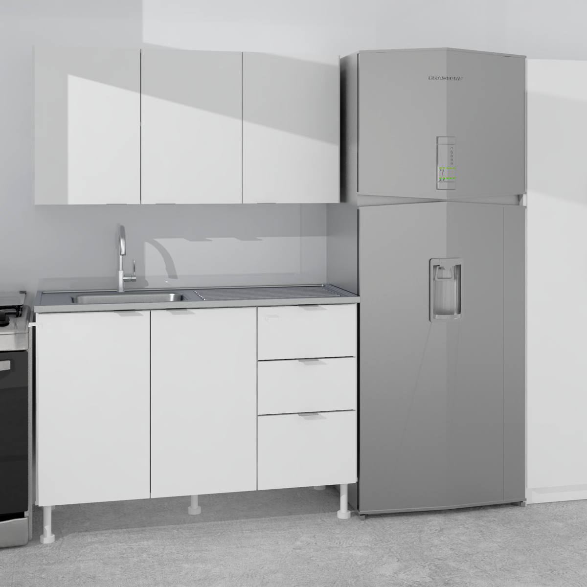 Alacena Confort 120 cm Blanco