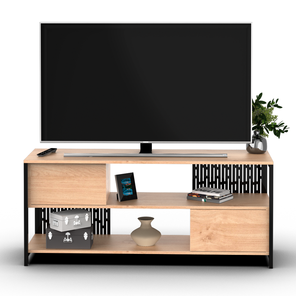 Rack de Tv 130 cm Berlin Roble Kendal