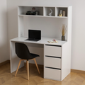 Escritorio Con Alzada 120 cm Blanco