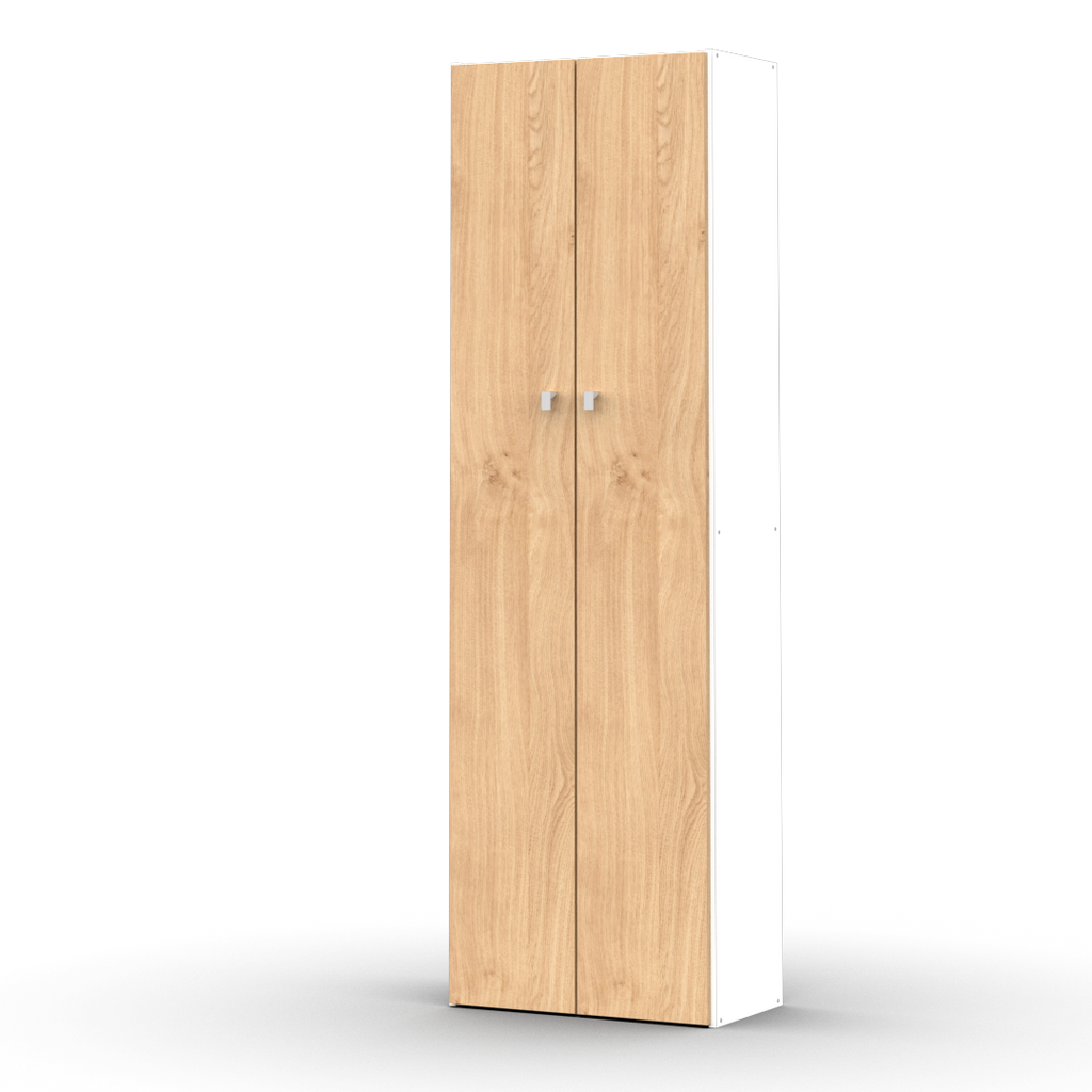 Despensero 2 Puertas 180 cm Blanco Roble Kendal