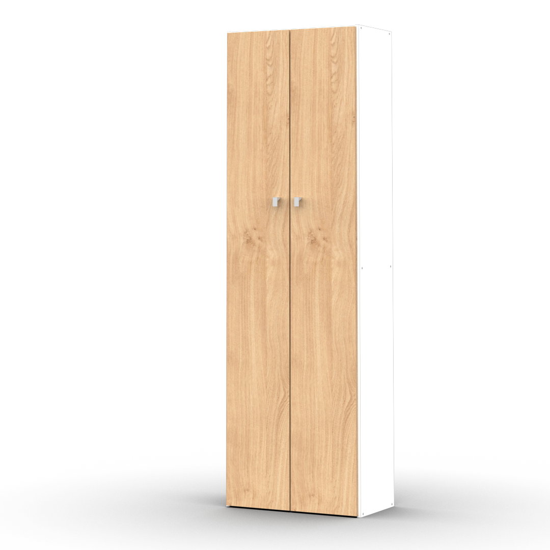 Despensero 2 Puertas 180 cm Blanco Roble Kendal