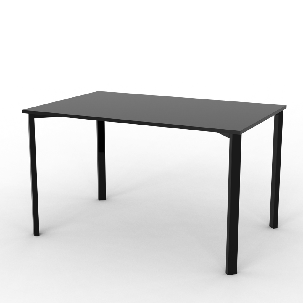 Mesa Milano Rectangular 130 cm Negro