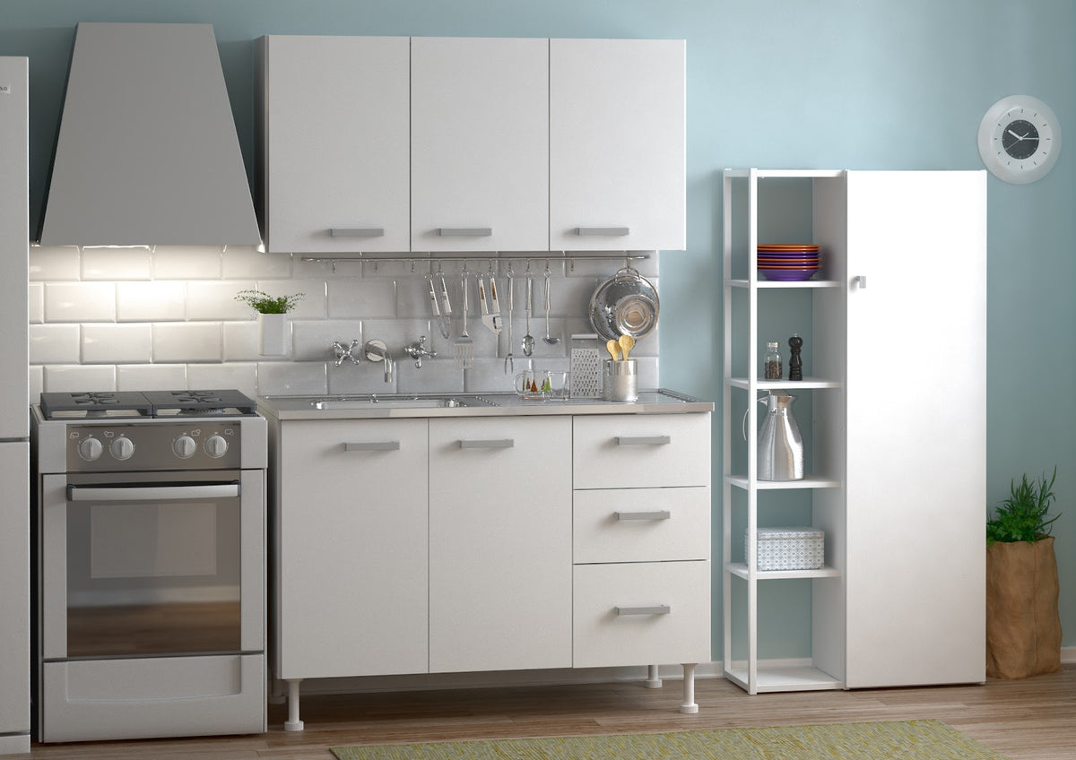 Bajo Mesada Clásico 140 cm Blanco