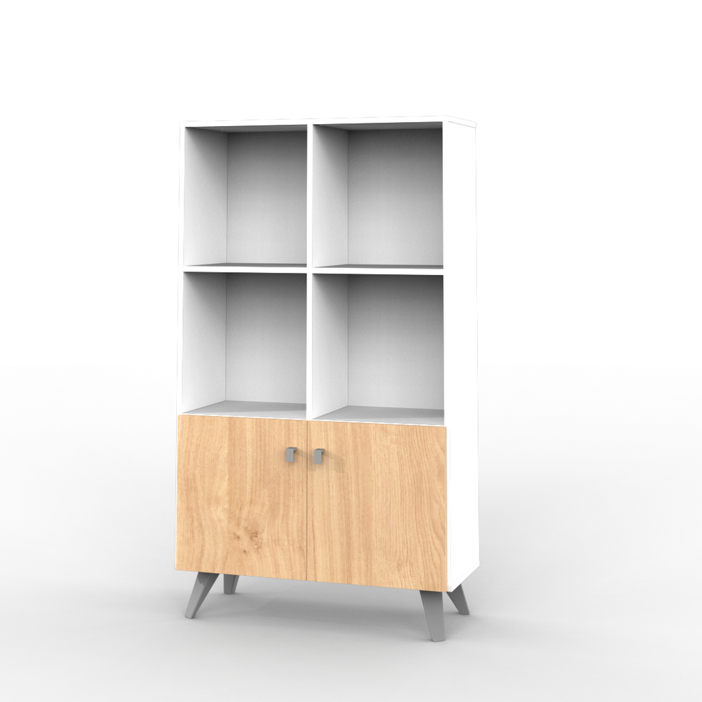 Módulo Escandinavo 75 cm Blanco Roble Kendal