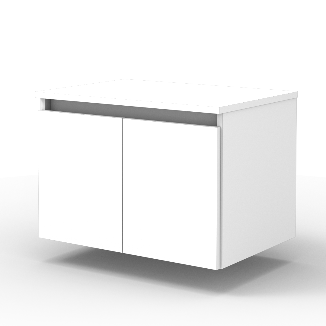 Vanitory 60 cm 2 Puertas Blanco