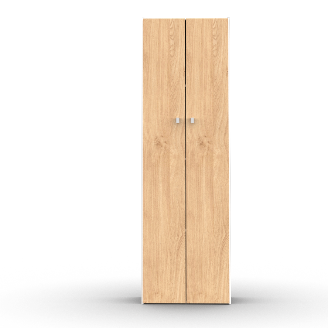 Despensero 2 Puertas 180 cm Blanco Roble Kendal
