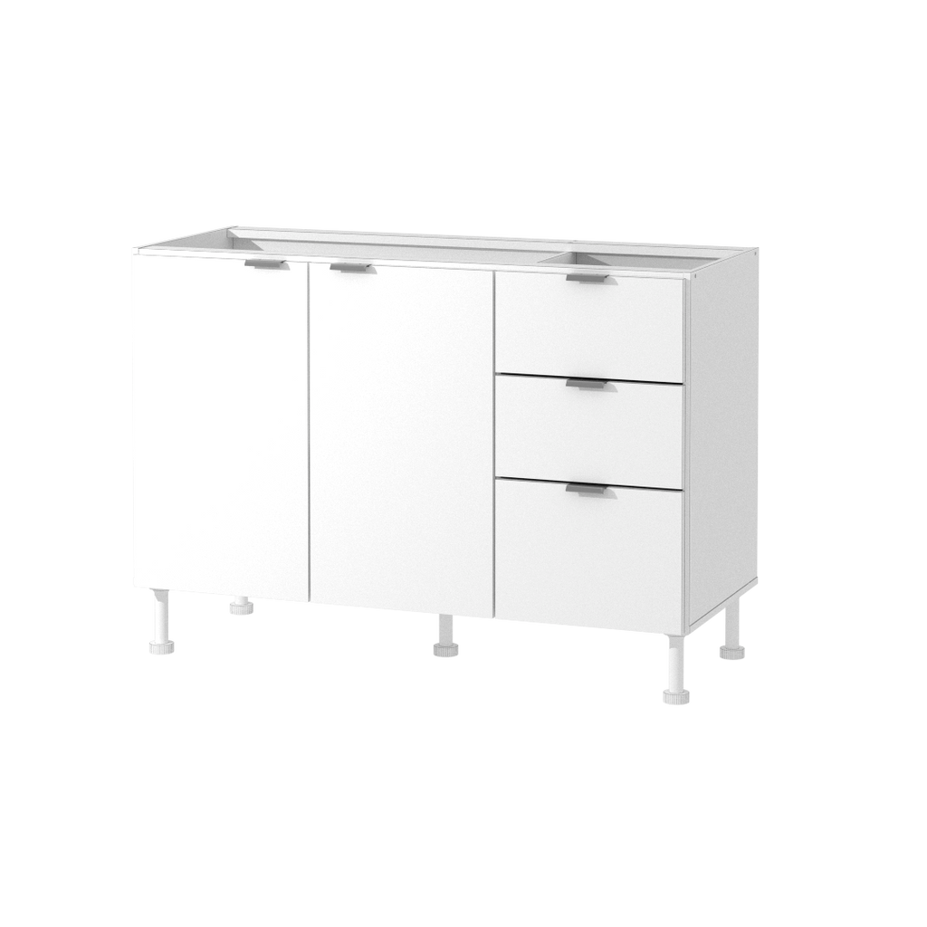 Bajo Mesada Confort 140 cm Blanco