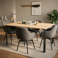 Mesa Milano Rectangular 130 cm Roble Kendal