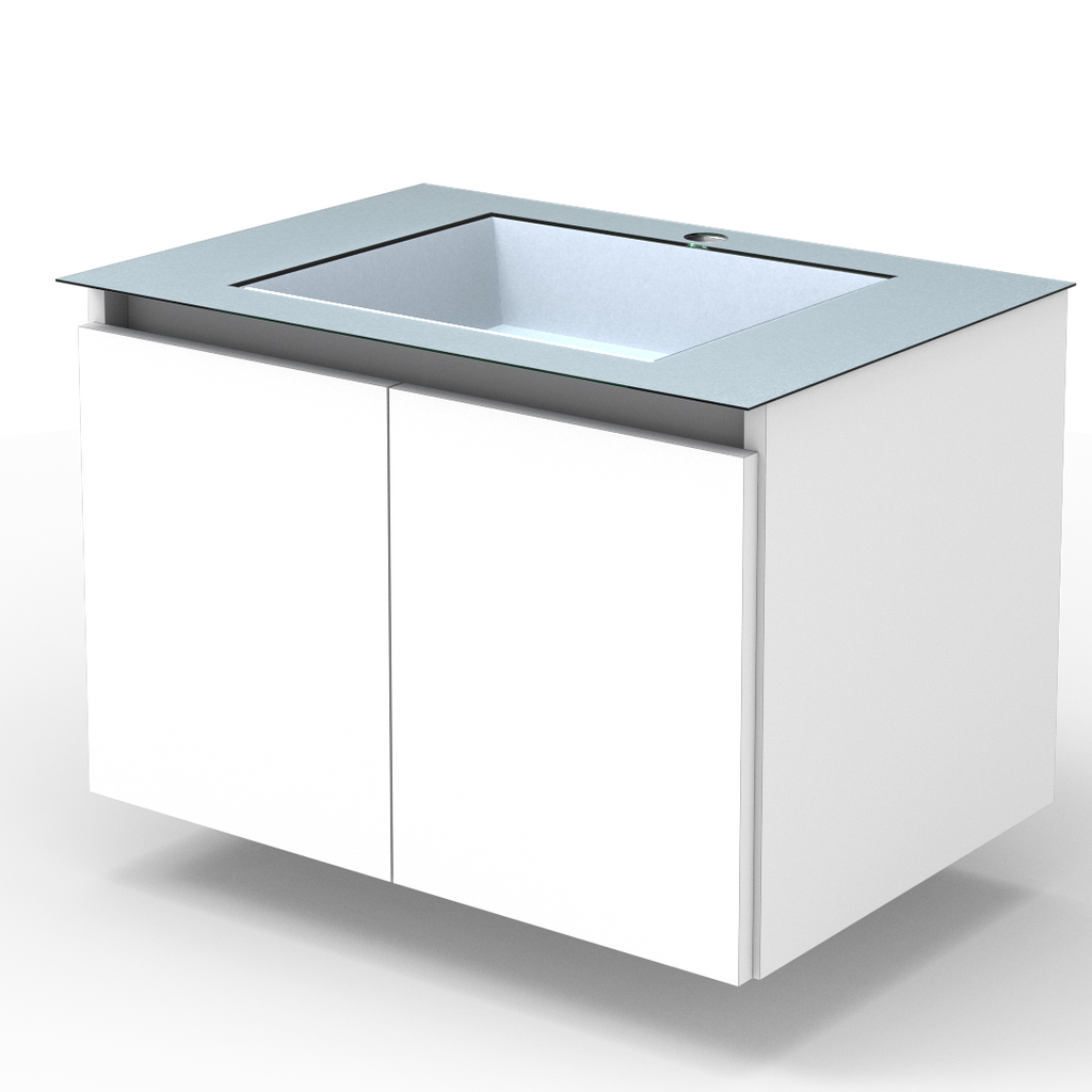 Vanitory 60 cm 2 Puertas Blanco