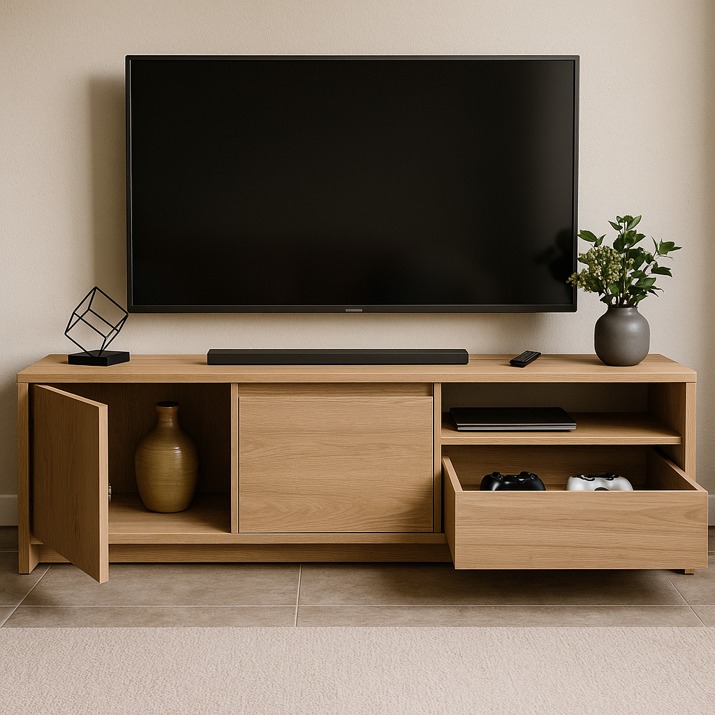 Rack De Tv 180 cm Roble Kendal