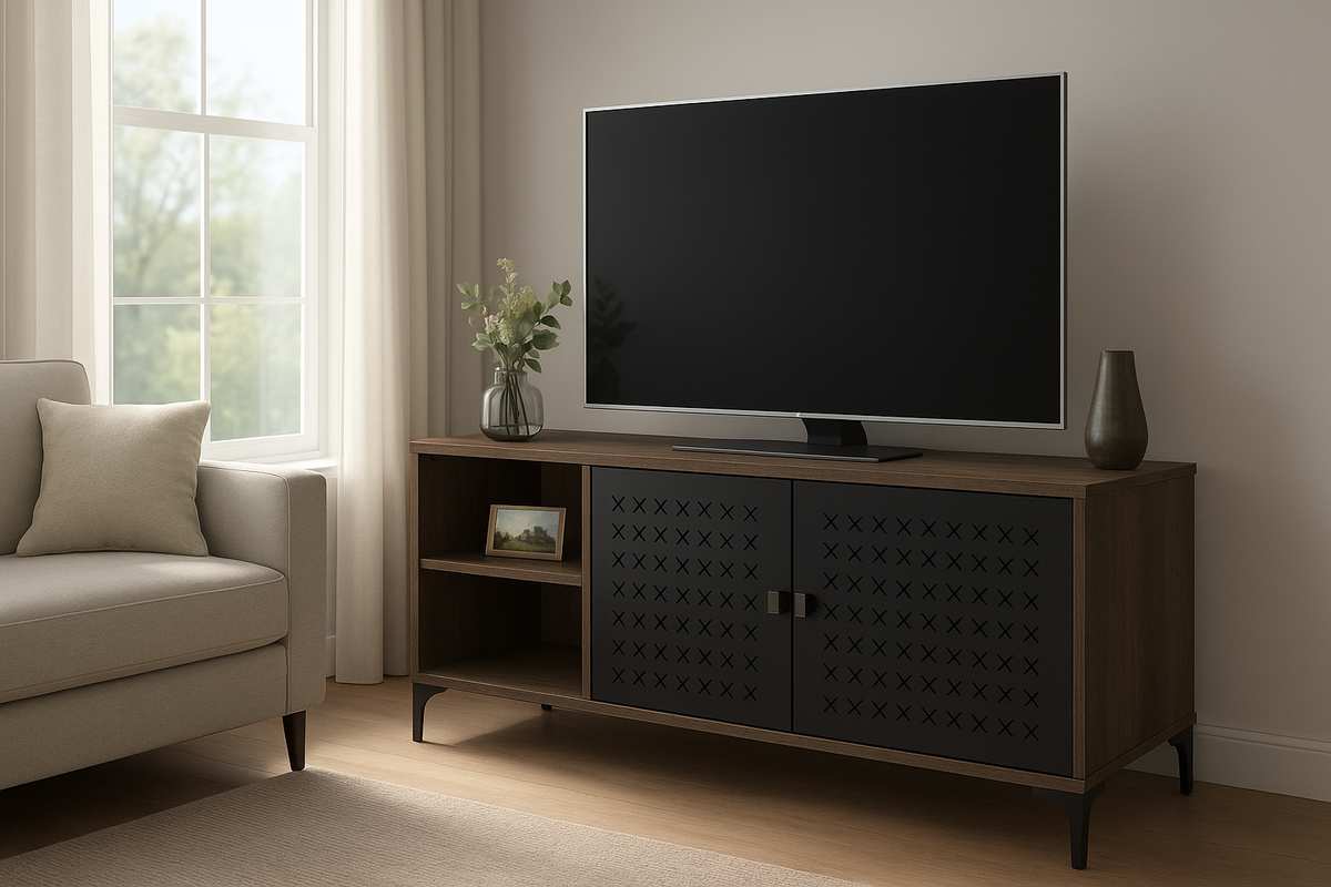 Rack de Tv 130 cm Soho Canyon Negro