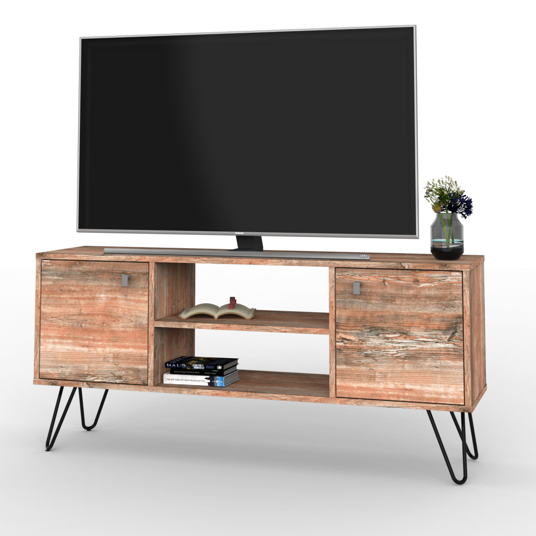 Rack De Tv 140 cm Industrial Atakama