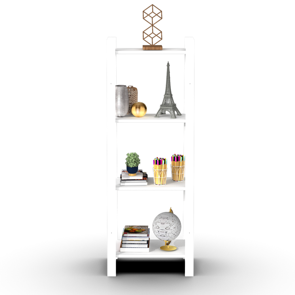 Estantería 140 cm 4 Estantes Blanco
